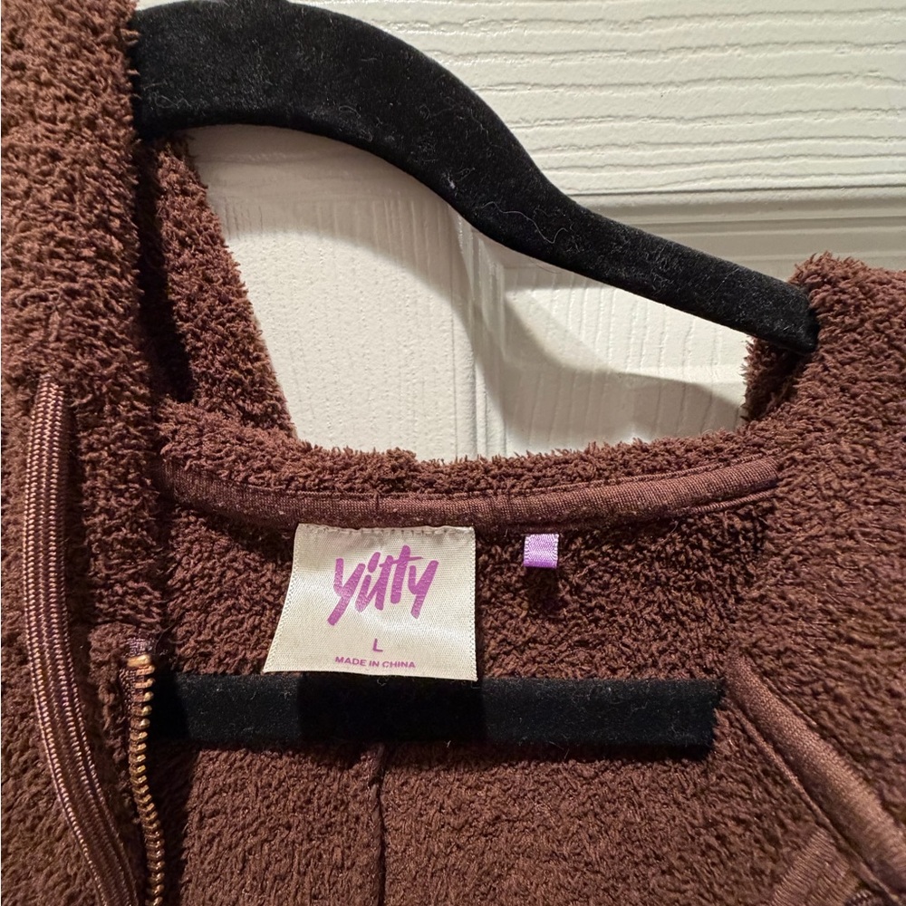 TWO YITTY Plush Zip-Up onesies